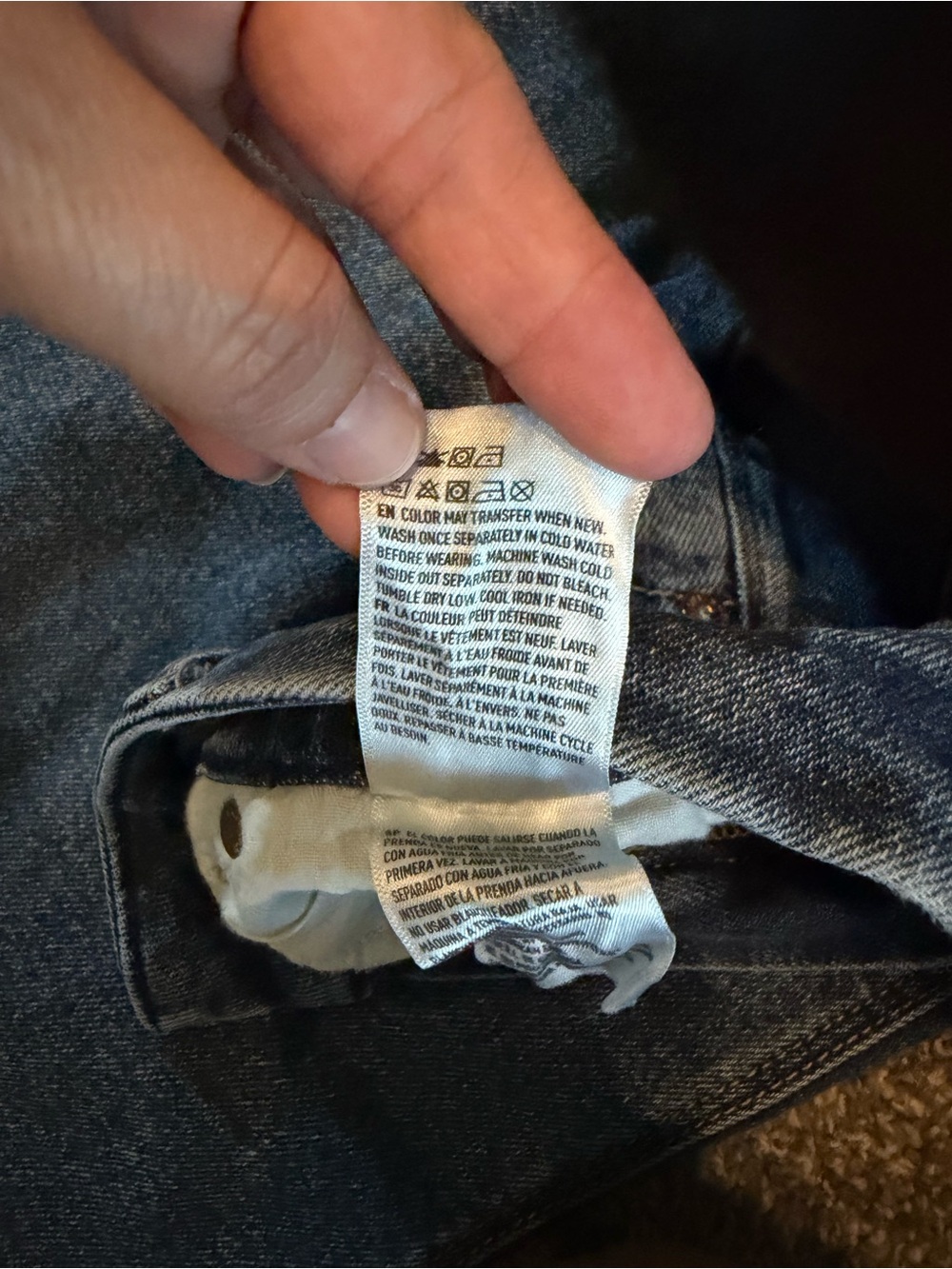 American Eagle Outfitters High-Rise Wide-Leg Jeans in Medium Blue size 4 stretch - Picture 14 of 16